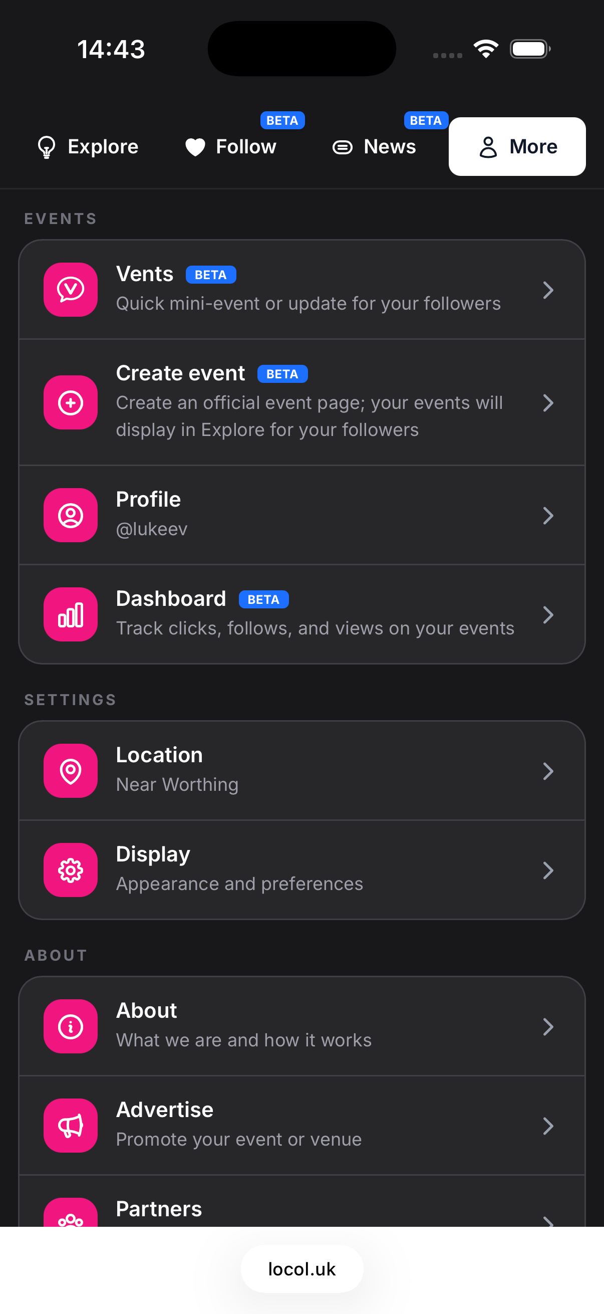 Customise your experience